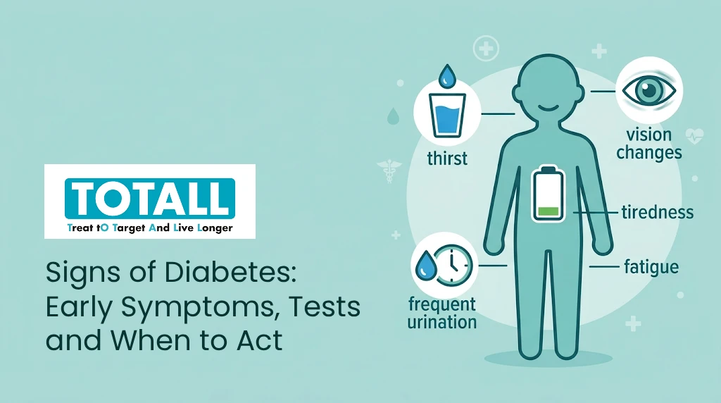 Common signs of diabetes explained by an endocrinologist at TOTALL Indore