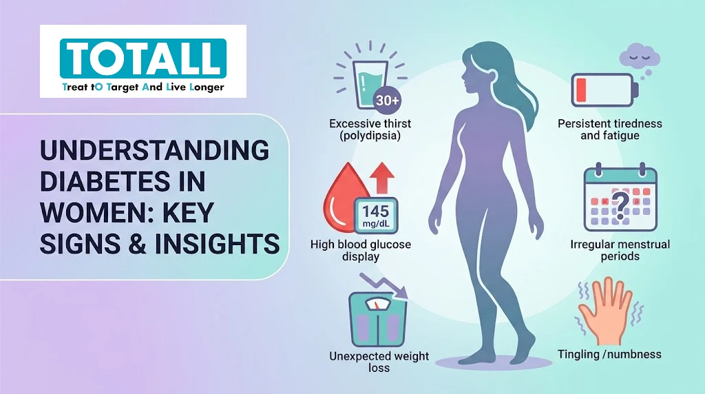 Common signs of diabetes in women explained by an endocrinologist at TOTALL Indore